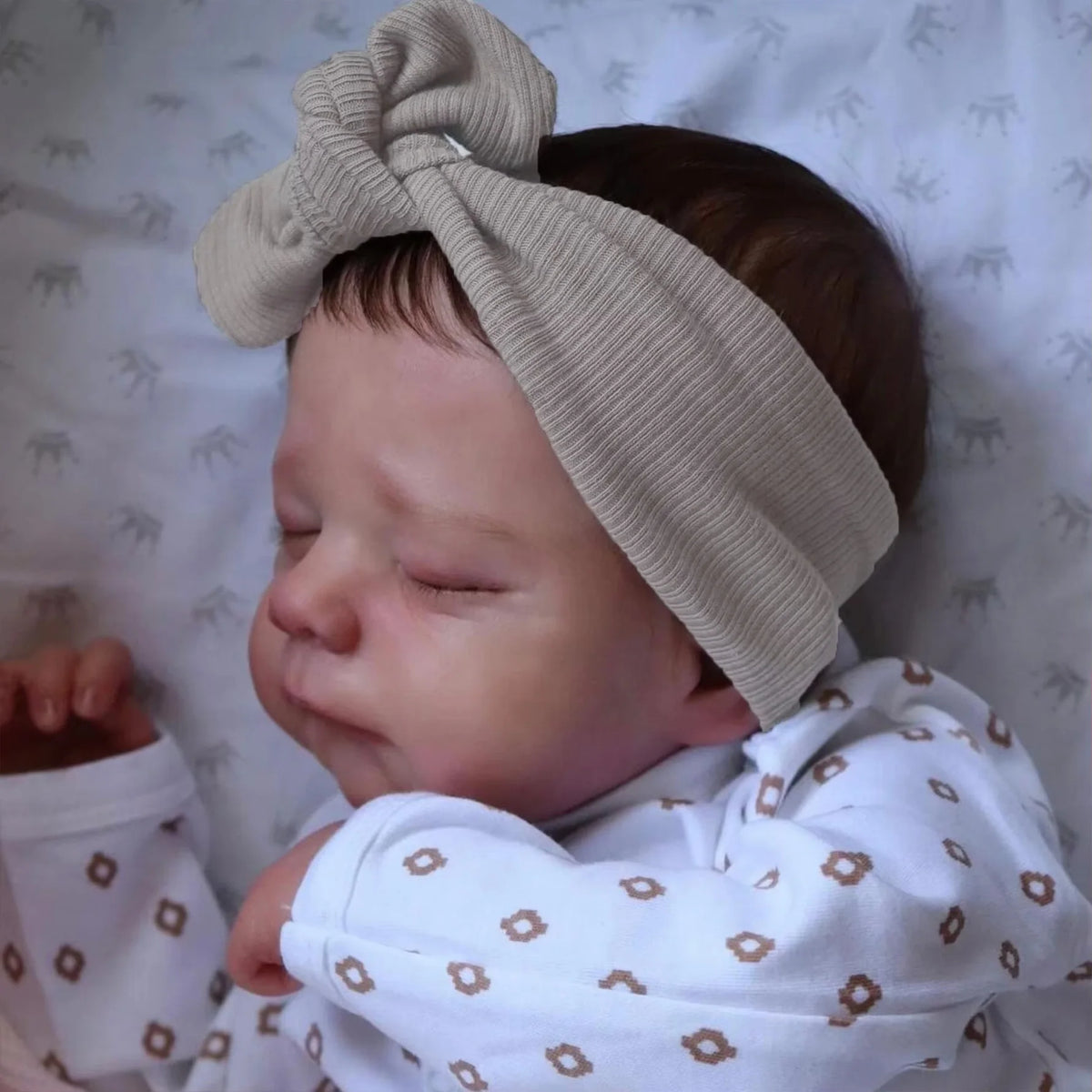 BZDOLL Asleep Reborn Doll Vinyl Limbs Cloth Body Toy Gift