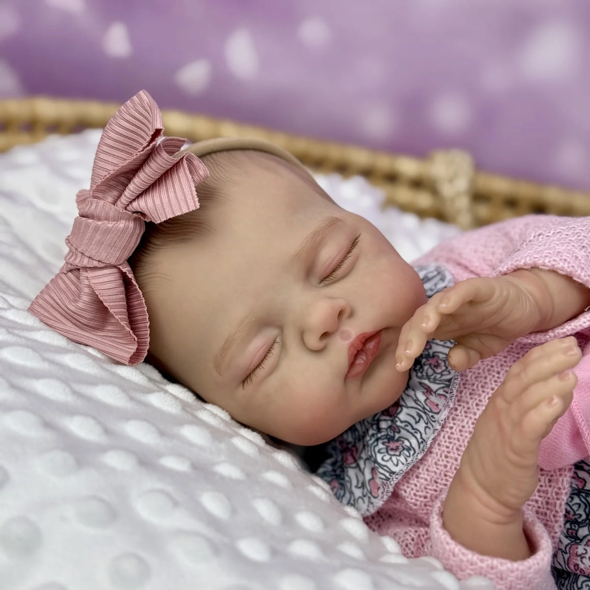 BZDOLL Asleep Reborn Doll With Veined 3D Skin For Collectors