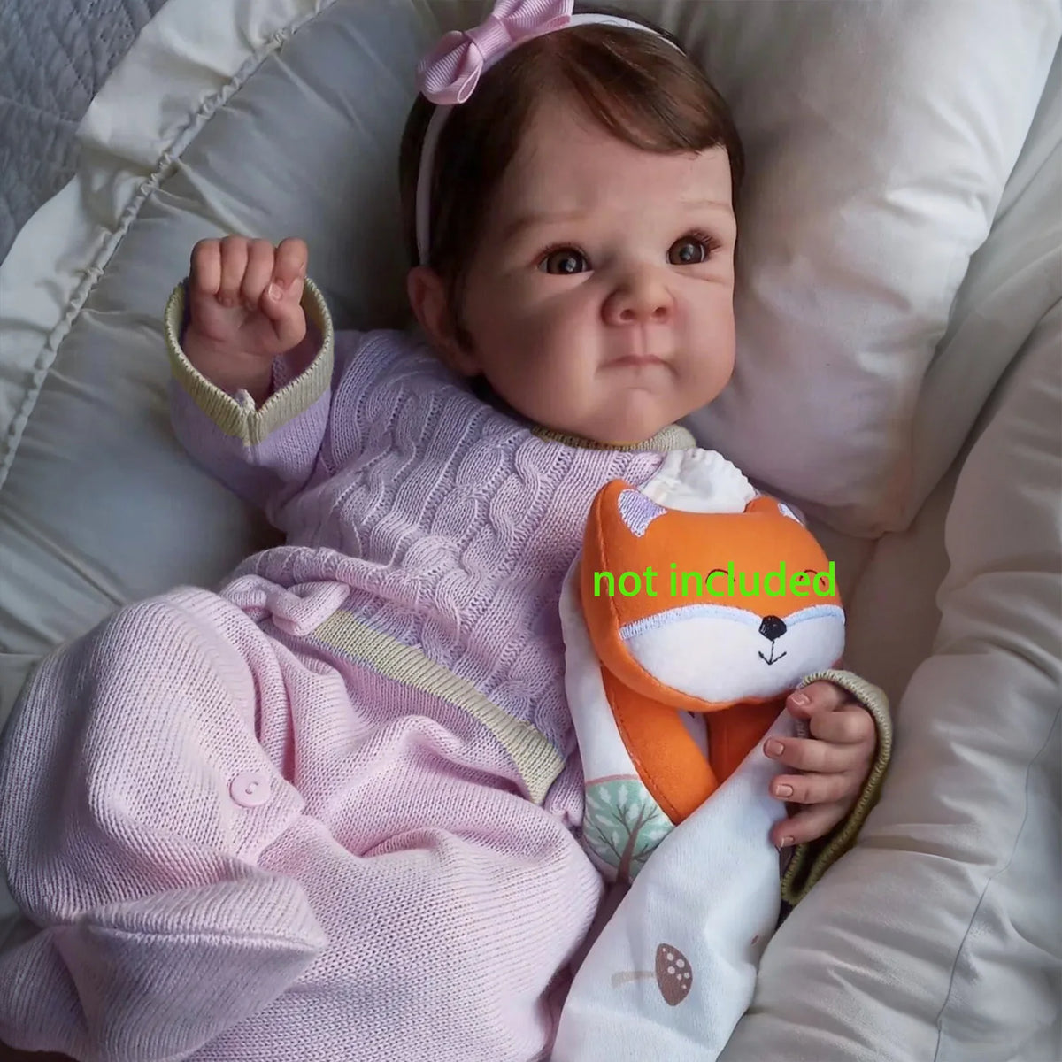 BZDOLL Reborn Baby Doll Vinyl Lifelike Handmade Gift for Girls