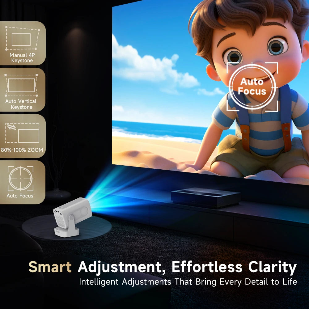Magcubic HY310 4K Native Mini Projector With Auto Focus 330ANSI 5W Speaker