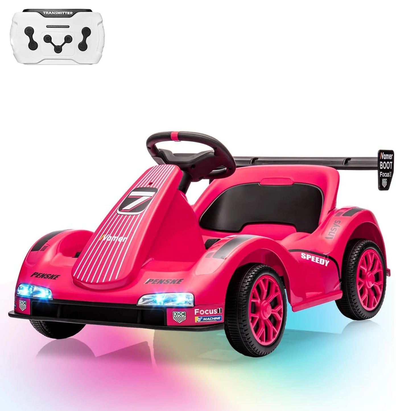 HiMISS Kids Kart Electric Ride On Drift With Dual Motors