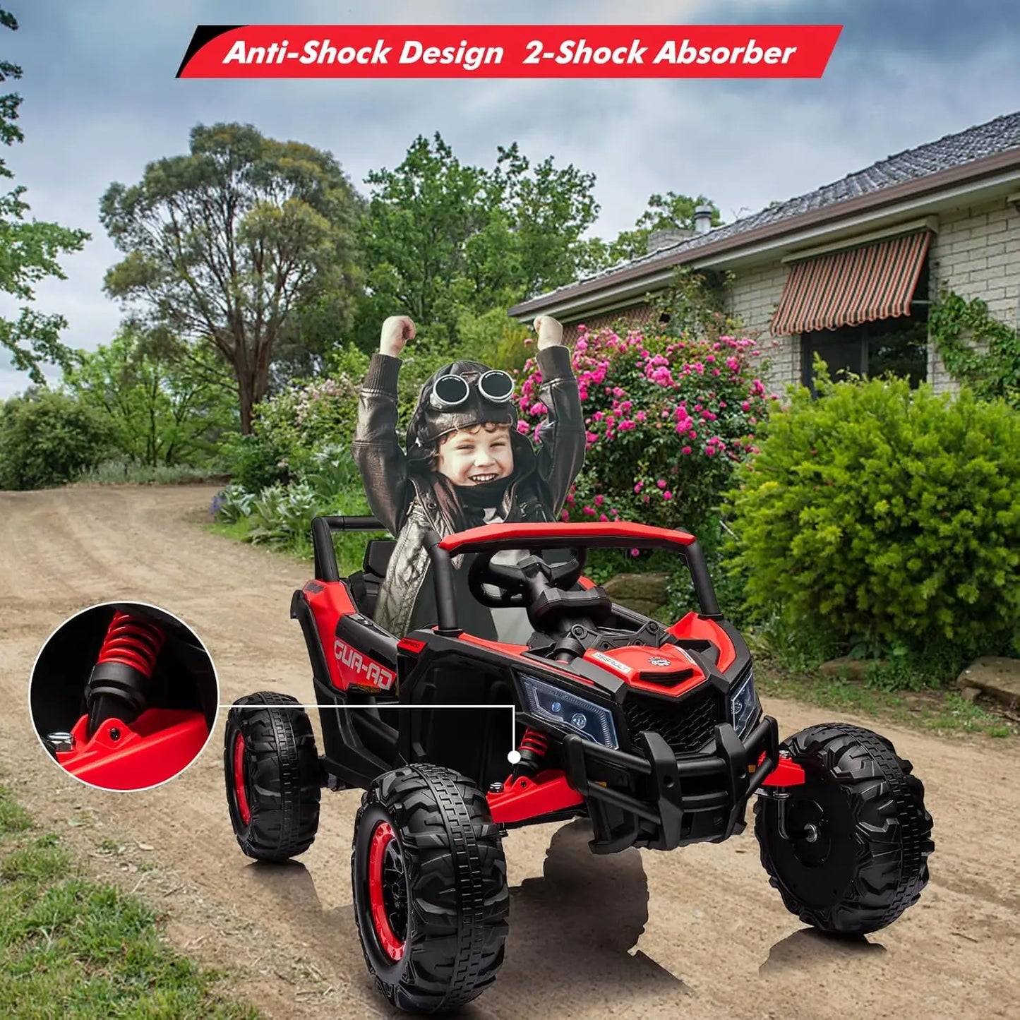 24V Kids Ride On UTV With Remote Control 2x200W Motors