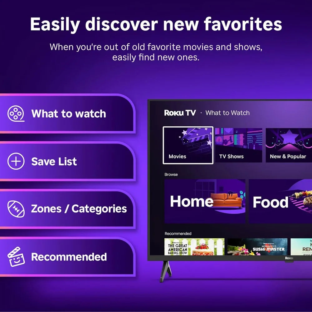 Roku Smart TV Full HD With Voice Remote Streaming Now