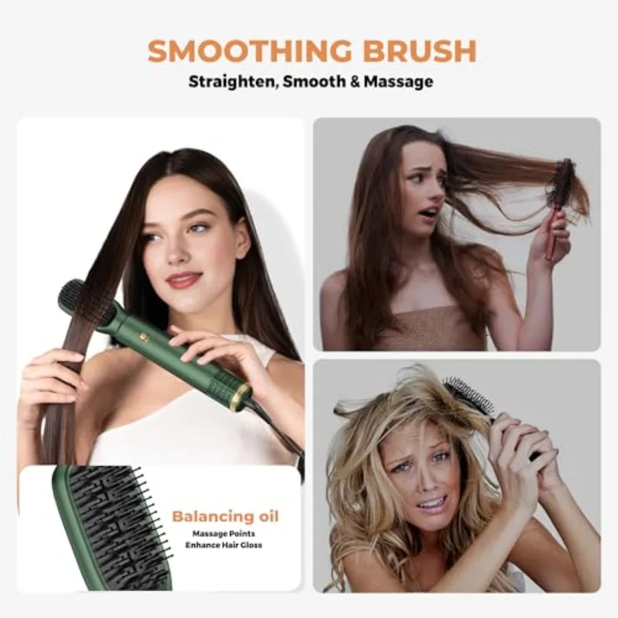 5 In 1 Blow Dryer Brush With Negative Ion StylerPro