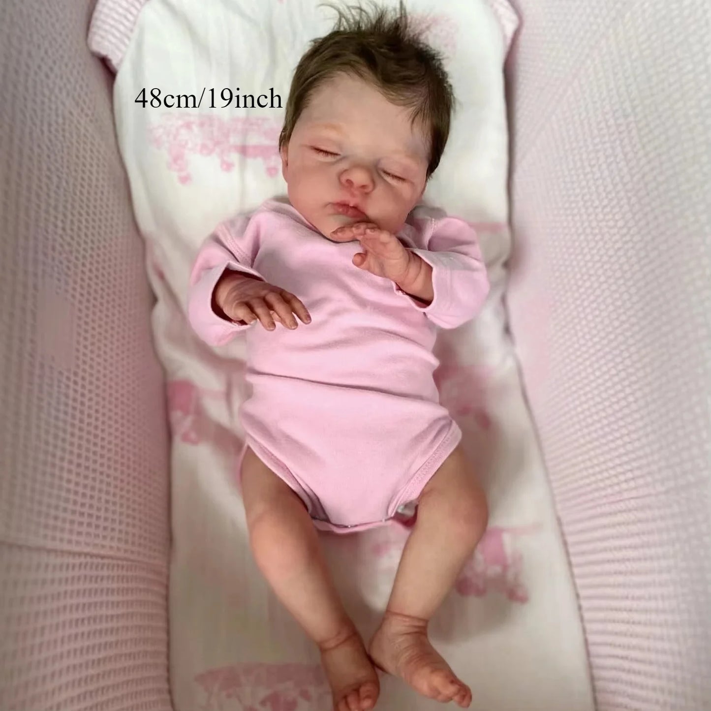 BZDOLL Reborn Doll Cloth Body Vinyl Limbs 3D Veins