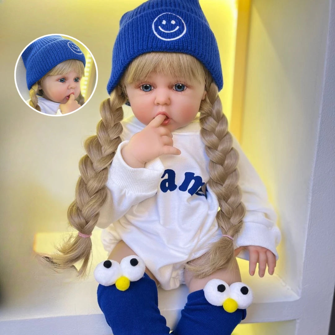BZDOLL Reborn Princess Doll With Vinyl Limbs And Cloth Body