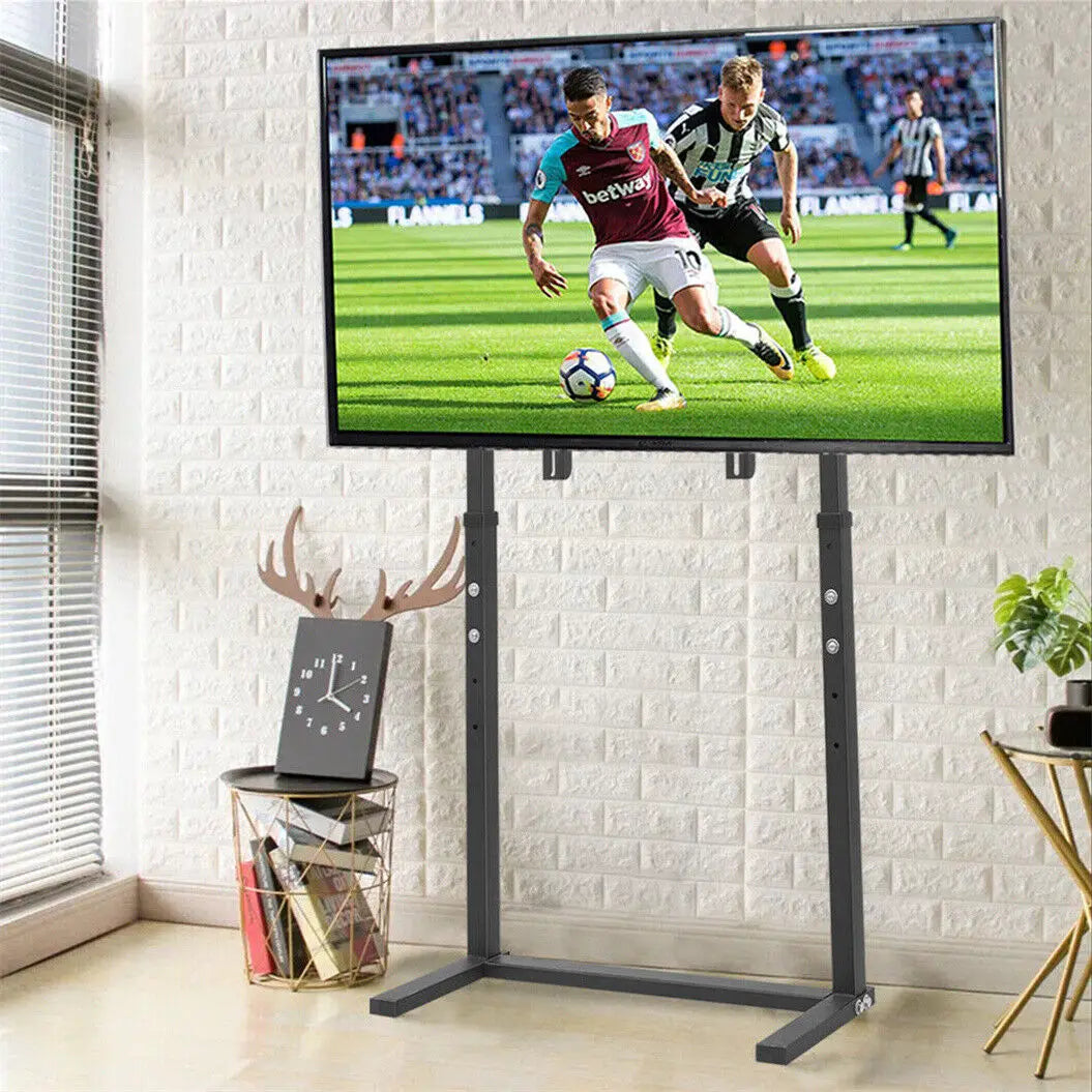 Unho Adjustable Floor TV Stand Mount For Flat Panel Screens