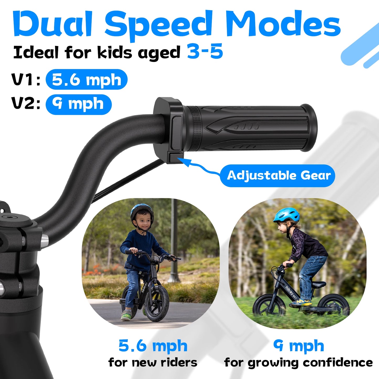 Hiboy BK1 Kids Electric Balance Bike For Ages 3-5 Riders