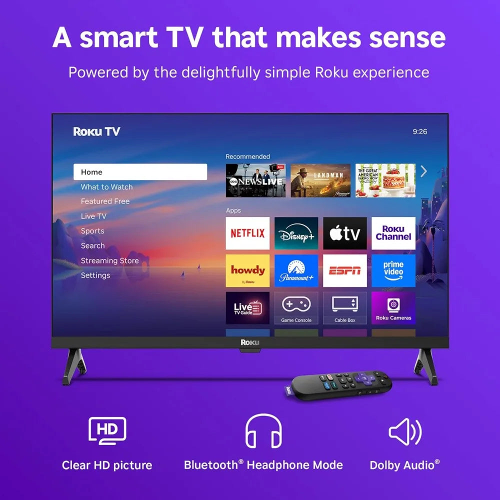 Roku Smart TV Full HD With Voice Remote Streaming Now