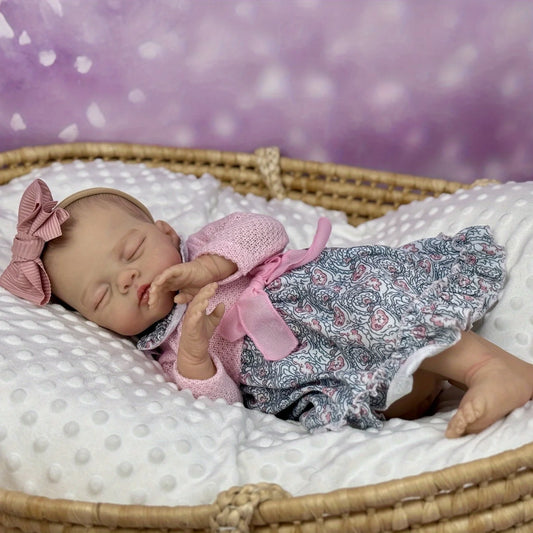 BZDOLL Asleep Reborn Doll With Veined 3D Skin For Collectors