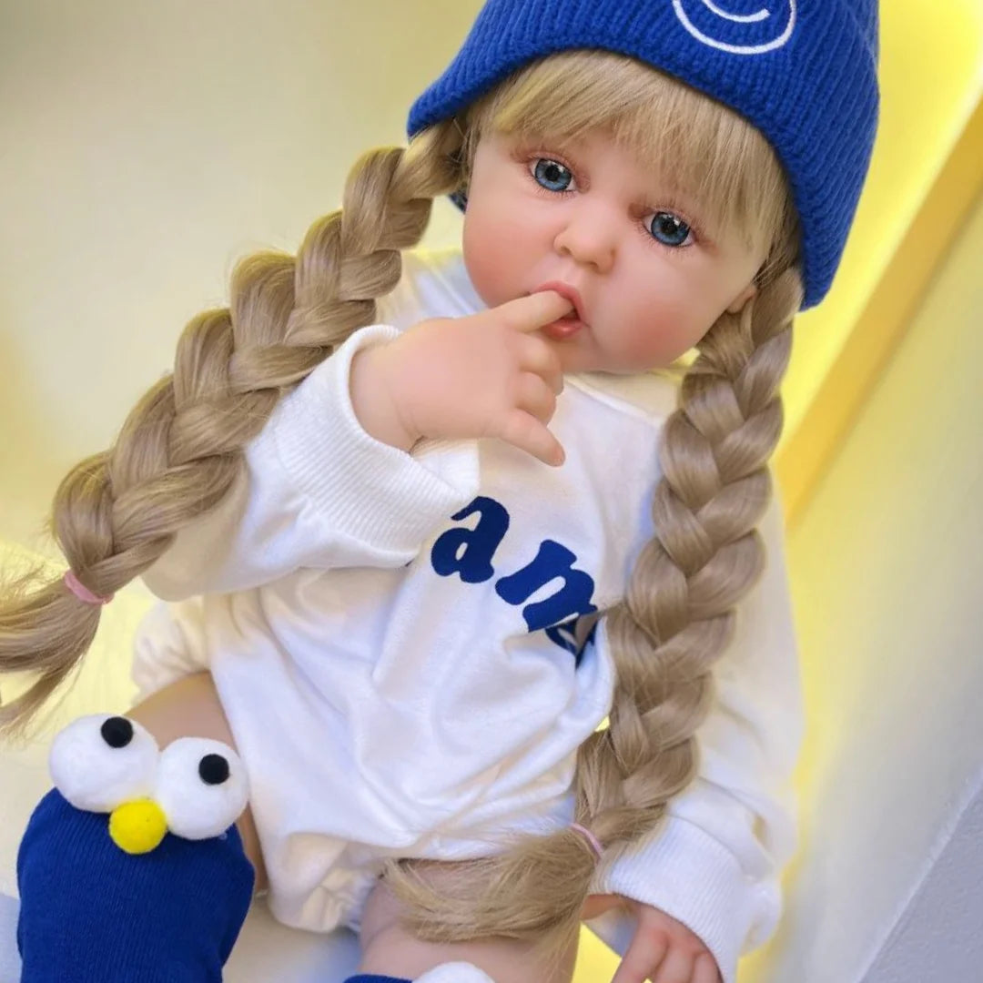 BZDOLL Reborn Princess Doll With Vinyl Limbs And Cloth Body