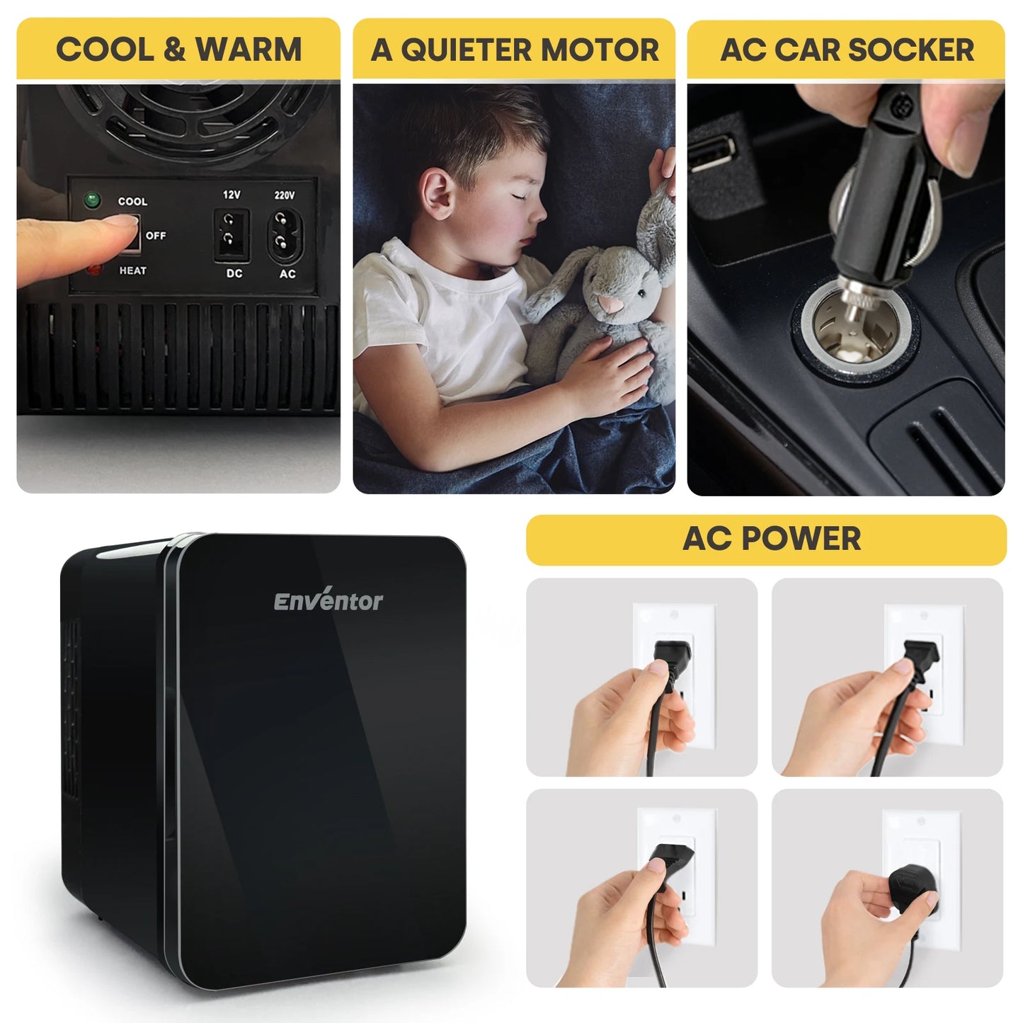 4L Mini Portable Thermoelectric Cooler Warmer For Car