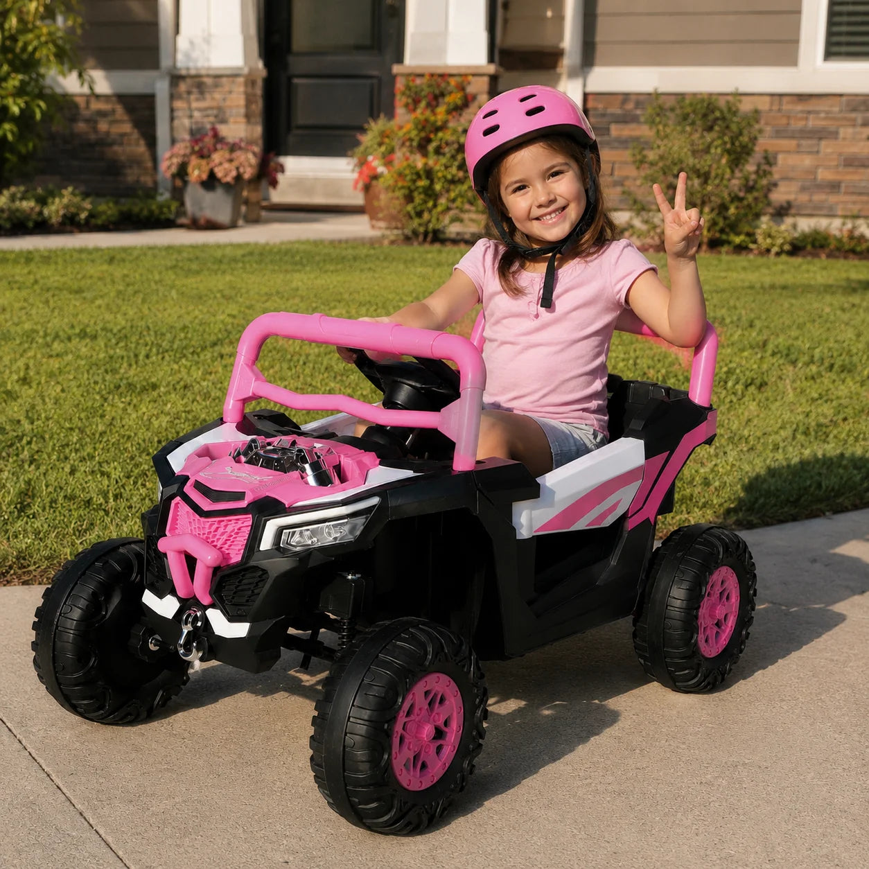 Ride On Kids Electric Powered Car Toy With Remote Control