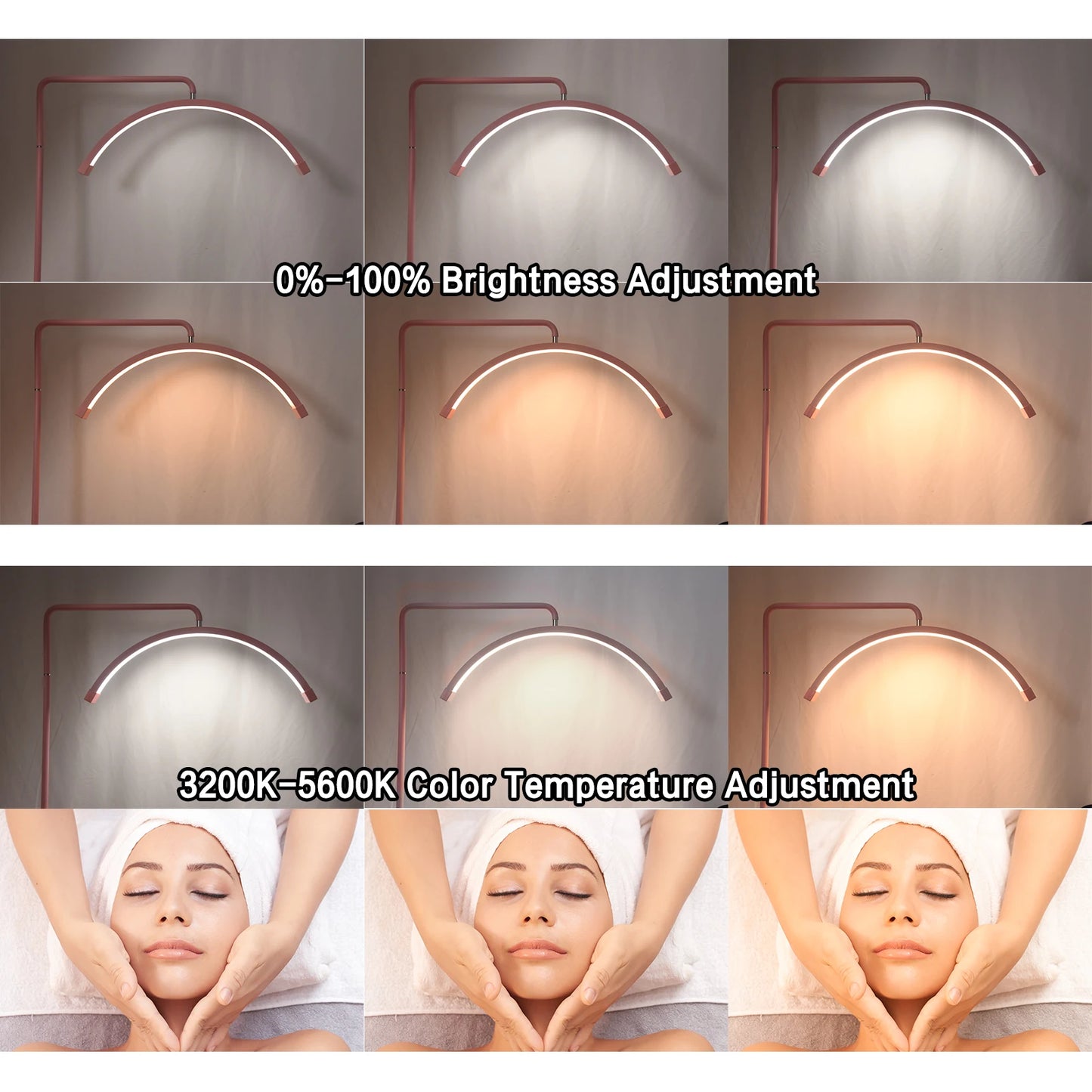 Fosoto Ft-Y9II Arch Led Lash Light Half Moon Video Lamp