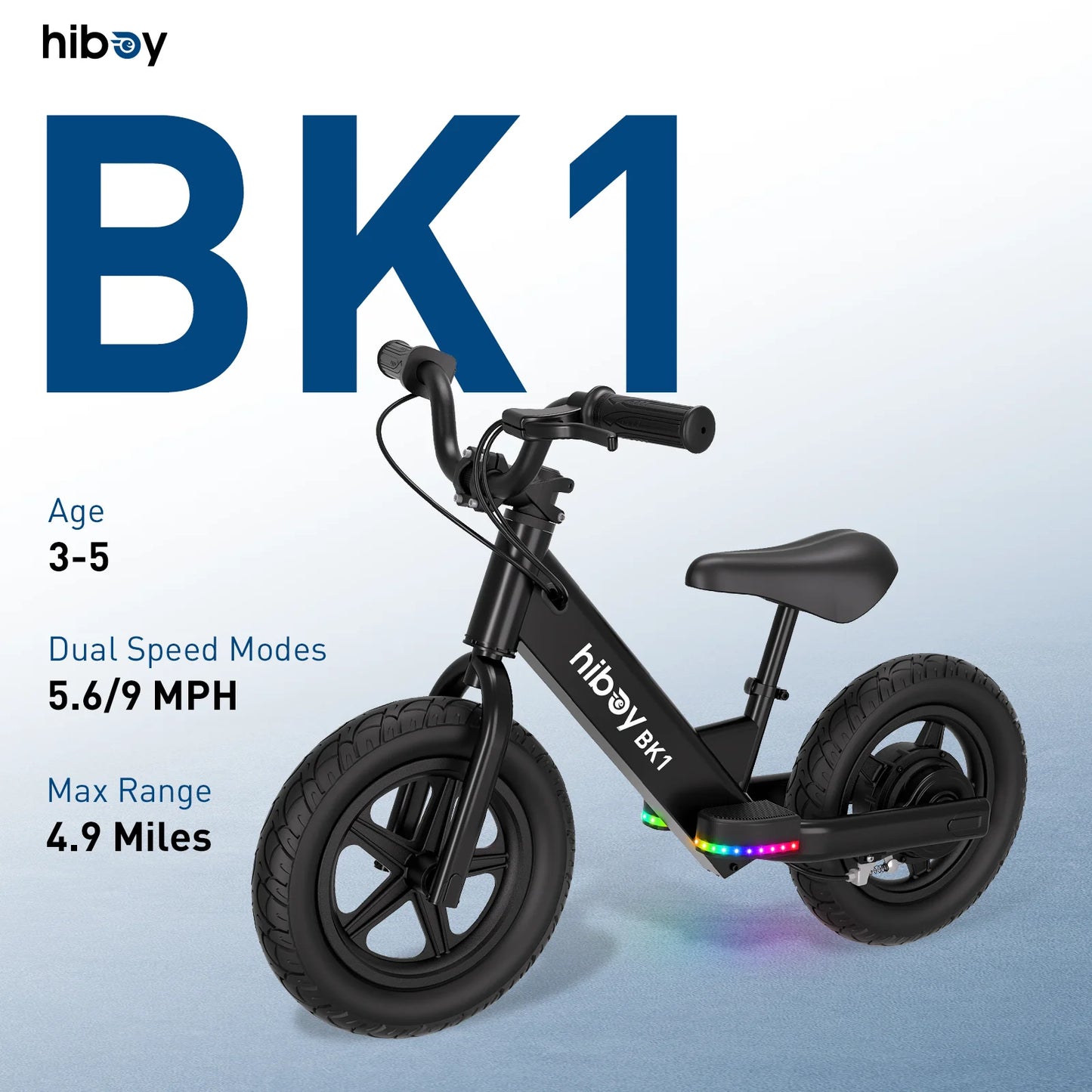 Hiboy BK1 Kids Electric Balance Bike For Ages 3-5 Riders