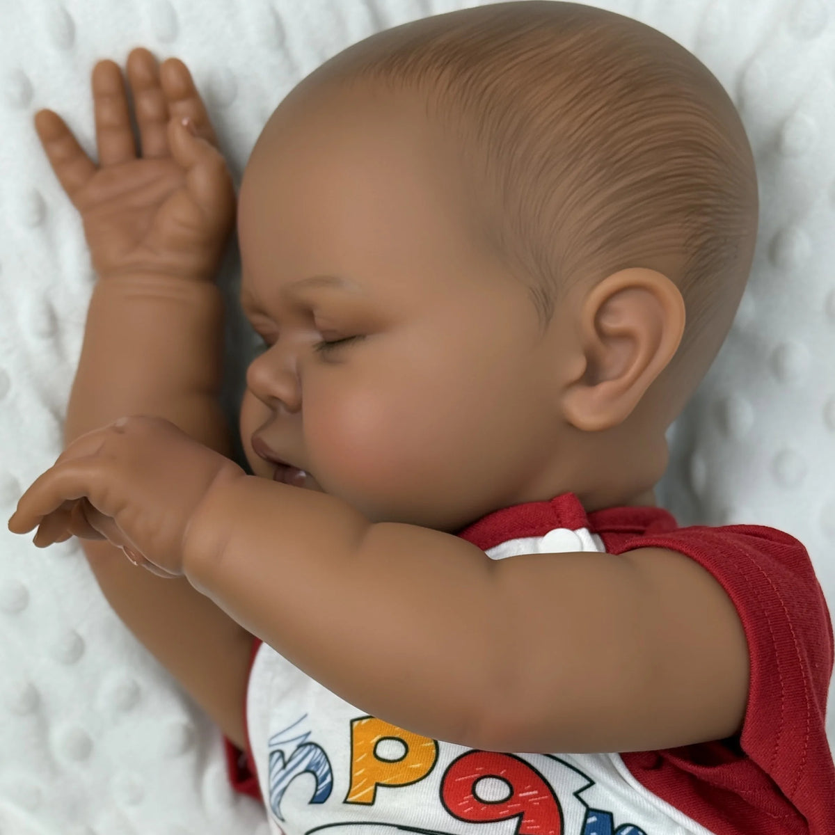 BZDOLL Sleeping Reborn Doll Vinyl Limbs Cloth Body Collectible Gift