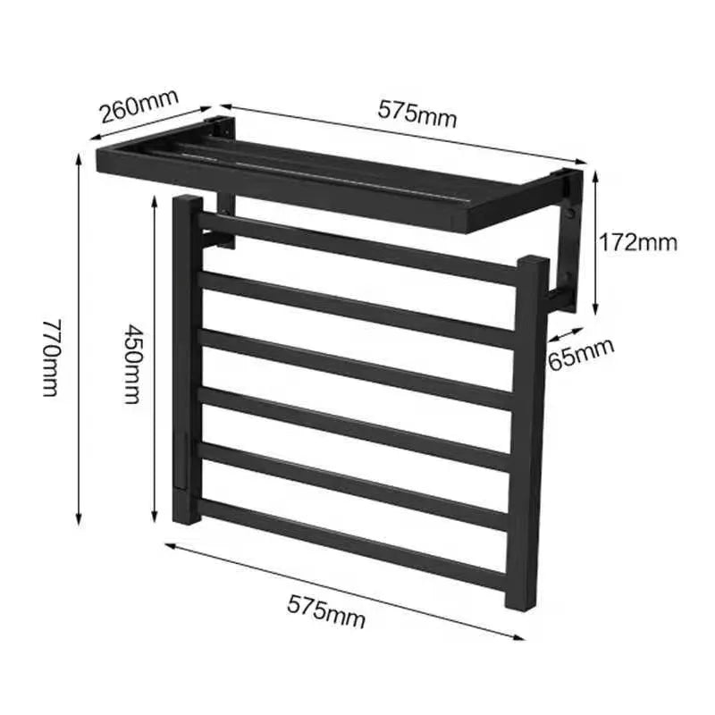 Electric Towel Rack With Digital Display Wall Mounted 55W