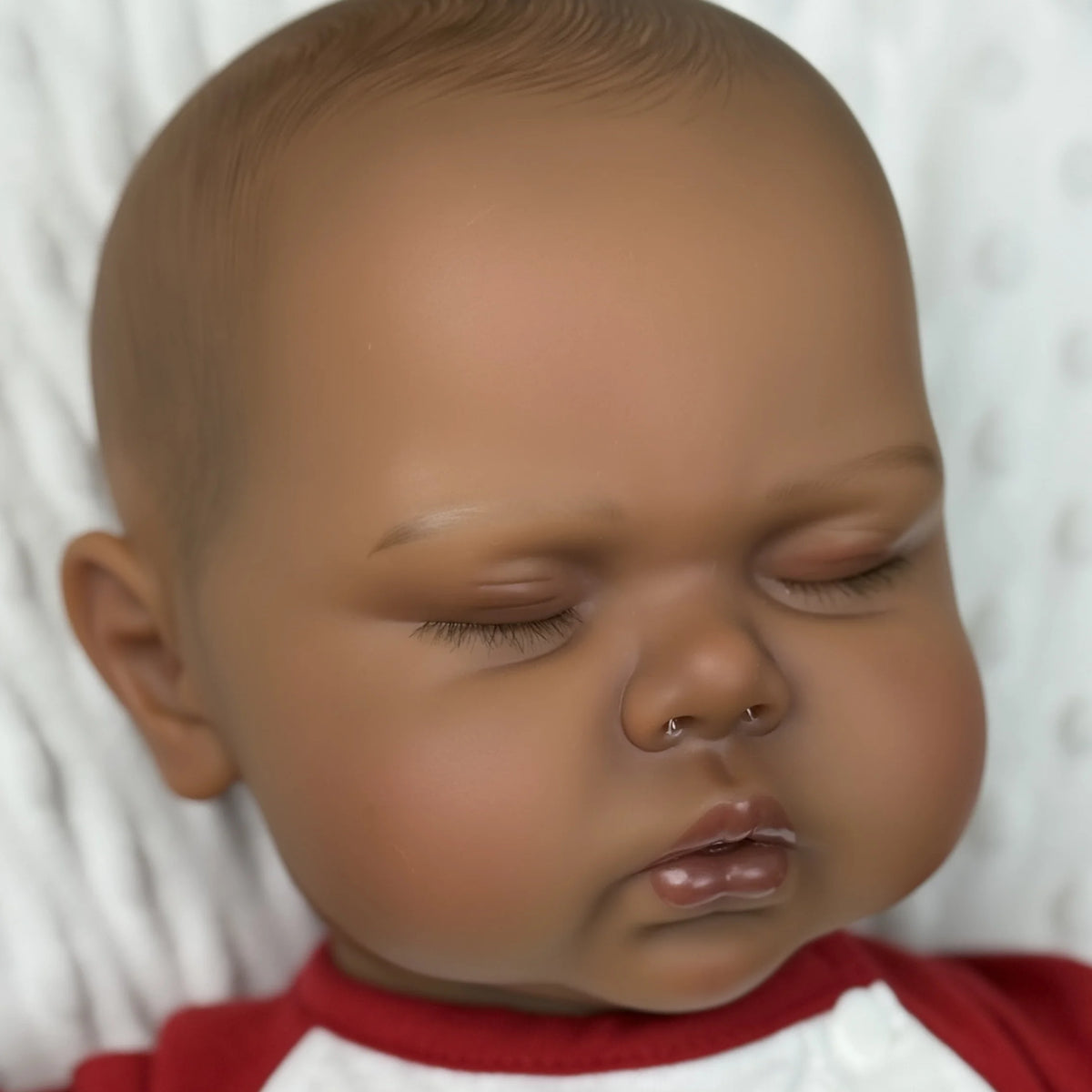 BZDOLL Sleeping Reborn Doll Vinyl Limbs Cloth Body Collectible Gift