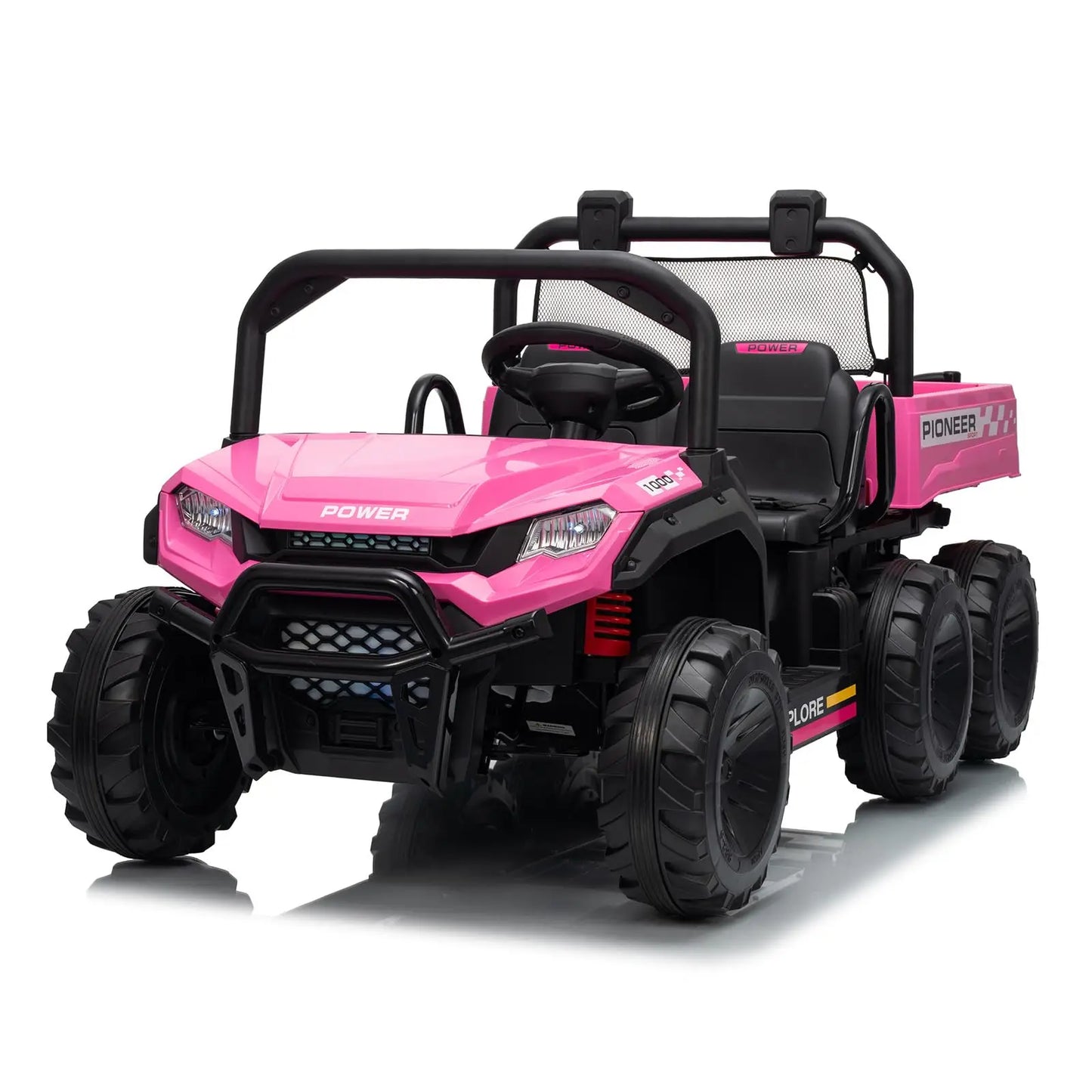 24V 4WD All Terrain Kids Ride On Dump Truck With Parental Remote