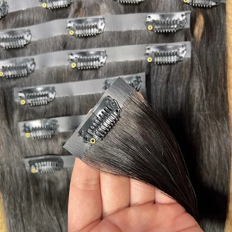 Line Hair Vietnamese 9 Clip In Remy Hair Extensions DeepWave
