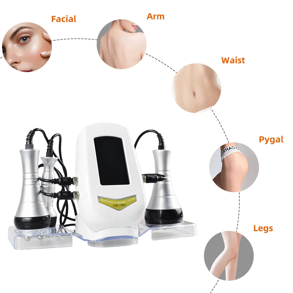 Missheart 3in1 Slimming Massage Cavitation Machine Body Facial Tightening