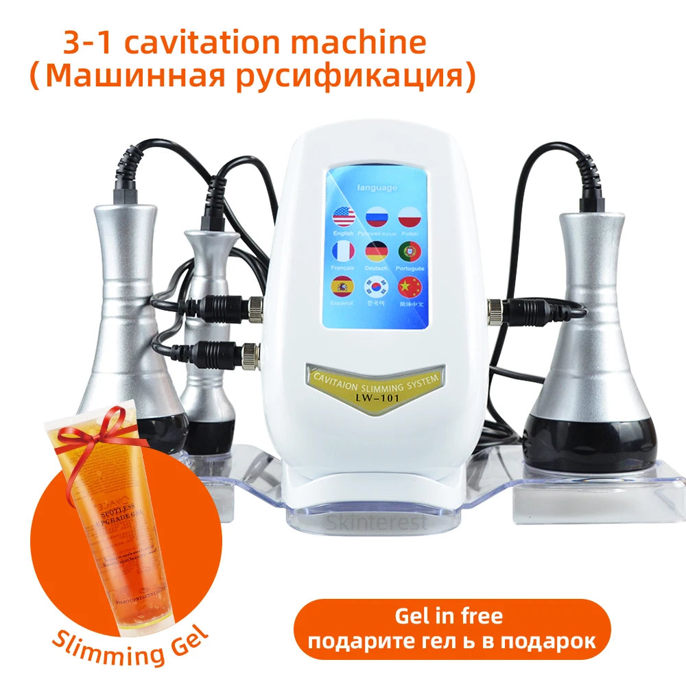 Missheart 3in1 Slimming Massage Cavitation Machine Body Facial Tightening