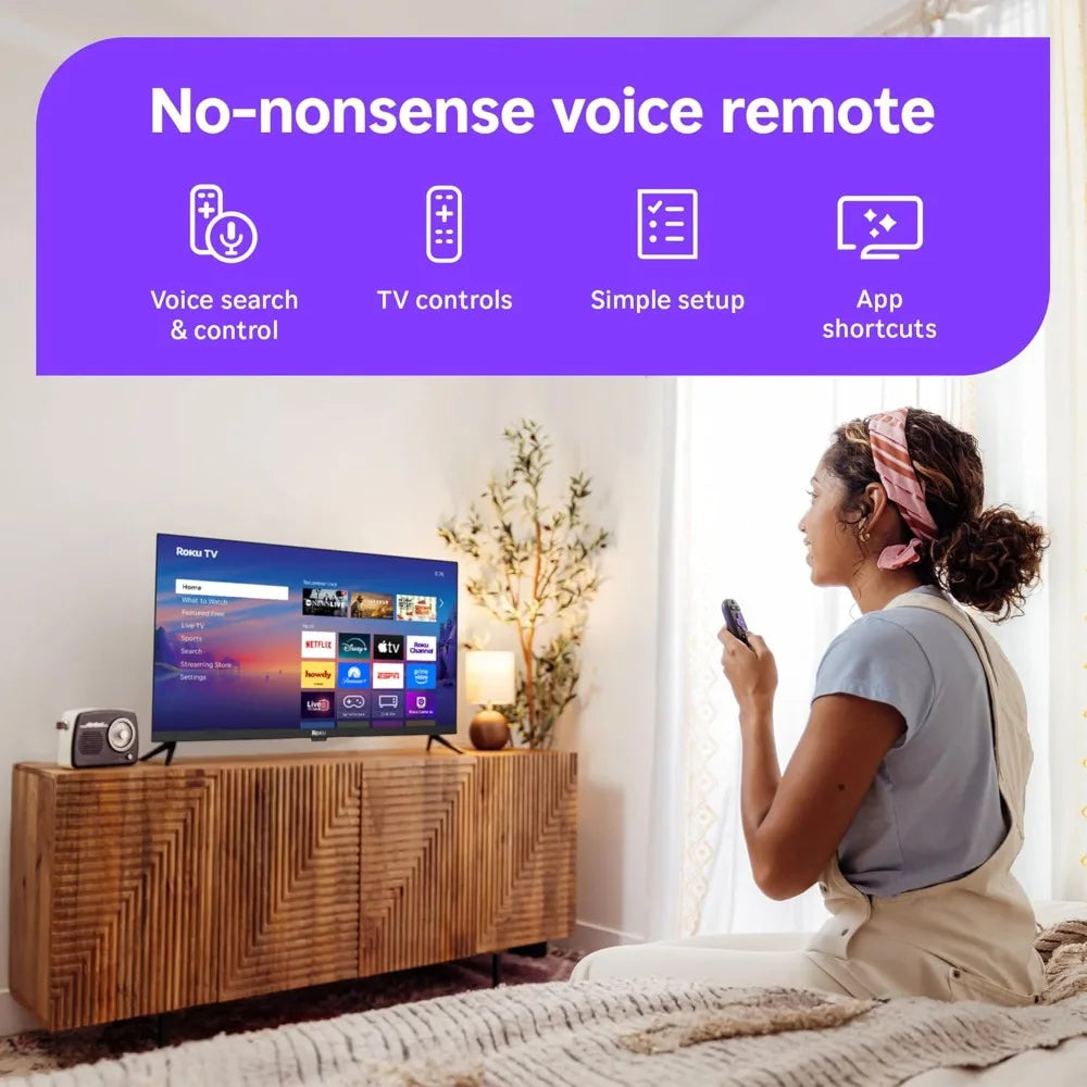 Roku Smart TV Full HD With Voice Remote Streaming Now