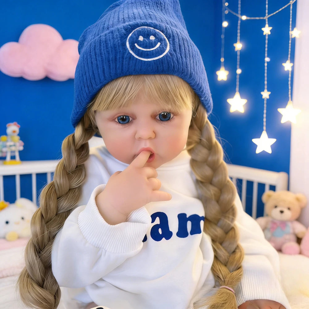BZDOLL Reborn Princess Doll With Vinyl Limbs And Cloth Body