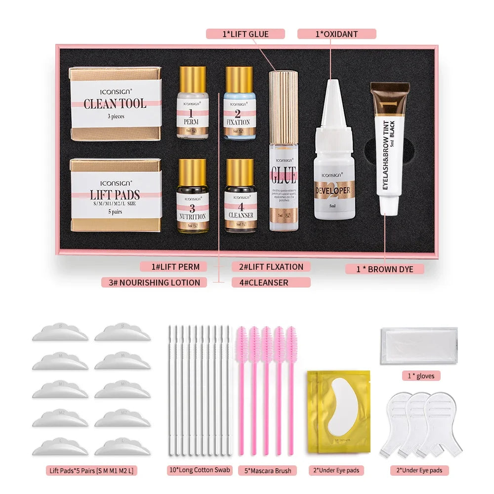 Iconsign Professional Lash Lift And Tint Kit