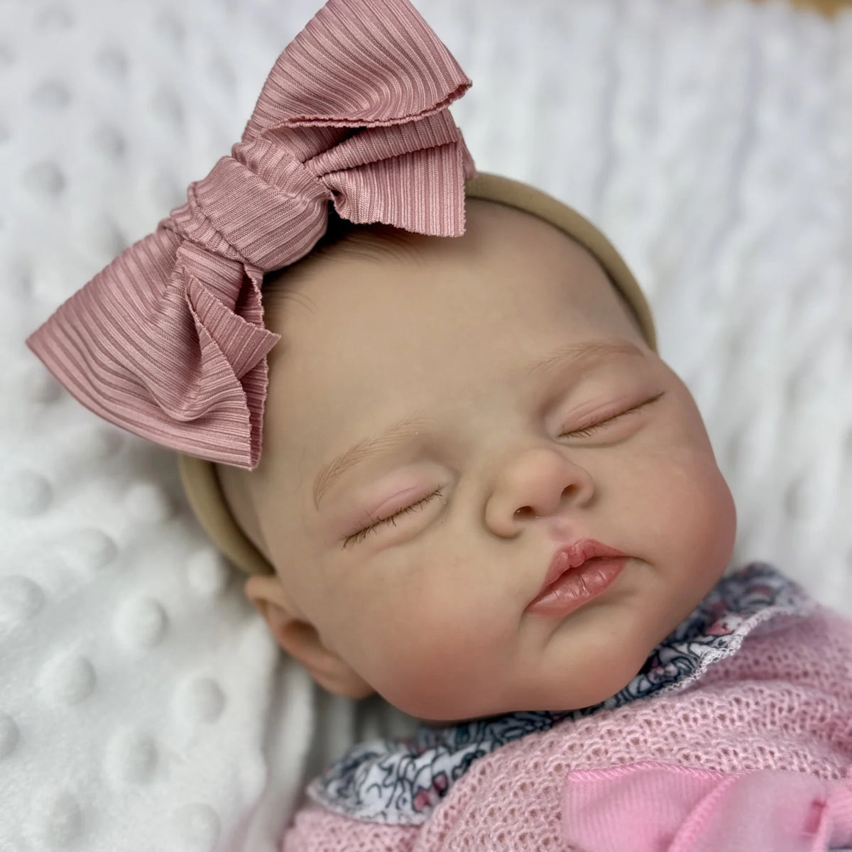 BZDOLL Asleep Reborn Doll With Veined 3D Skin For Collectors
