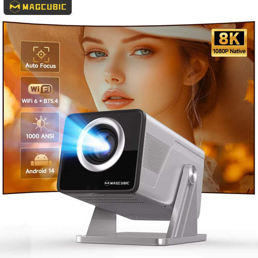 Magcubic 8K Support Projector With Android 14 And WiFi6