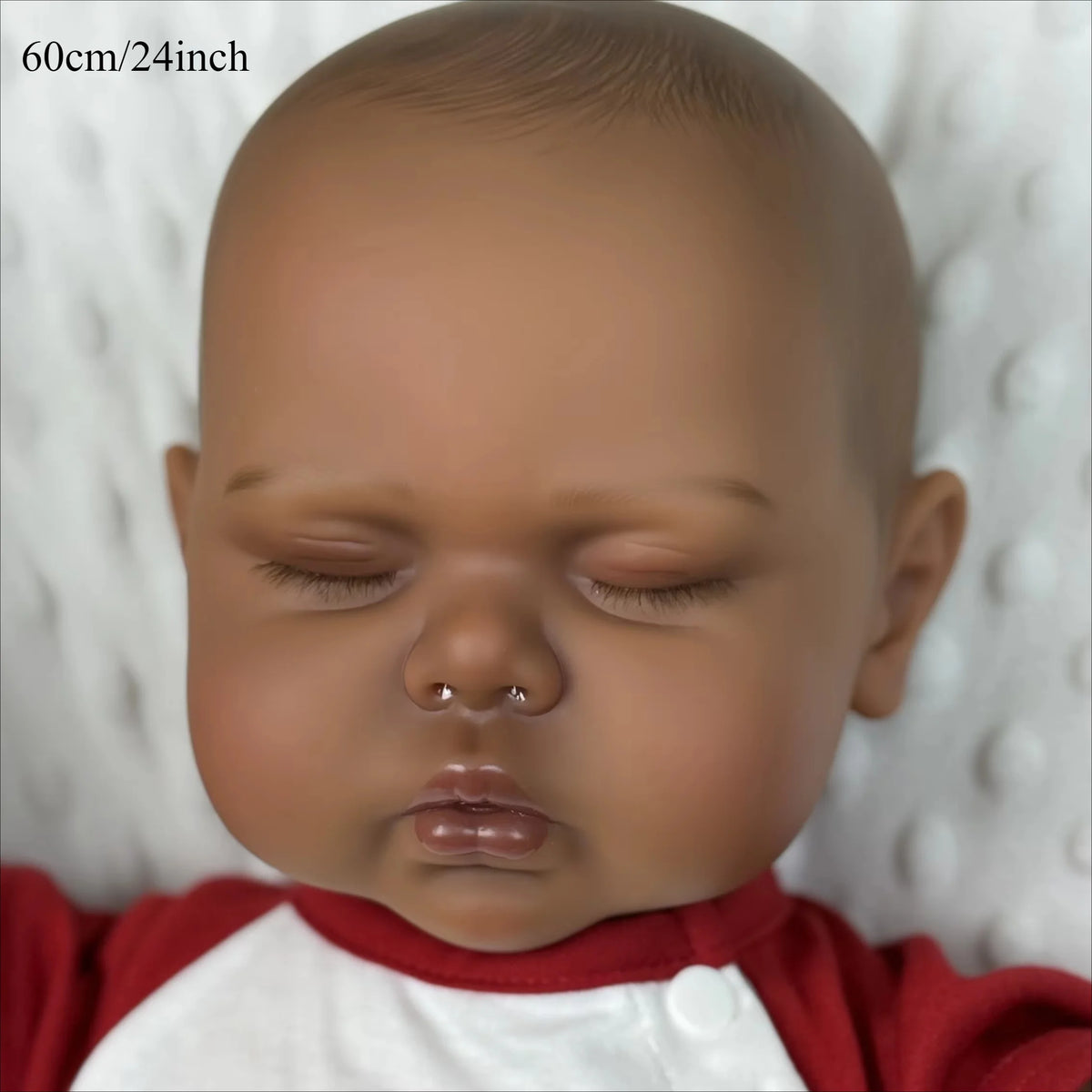 BZDOLL Sleeping Reborn Doll Vinyl Limbs Cloth Body Collectible Gift