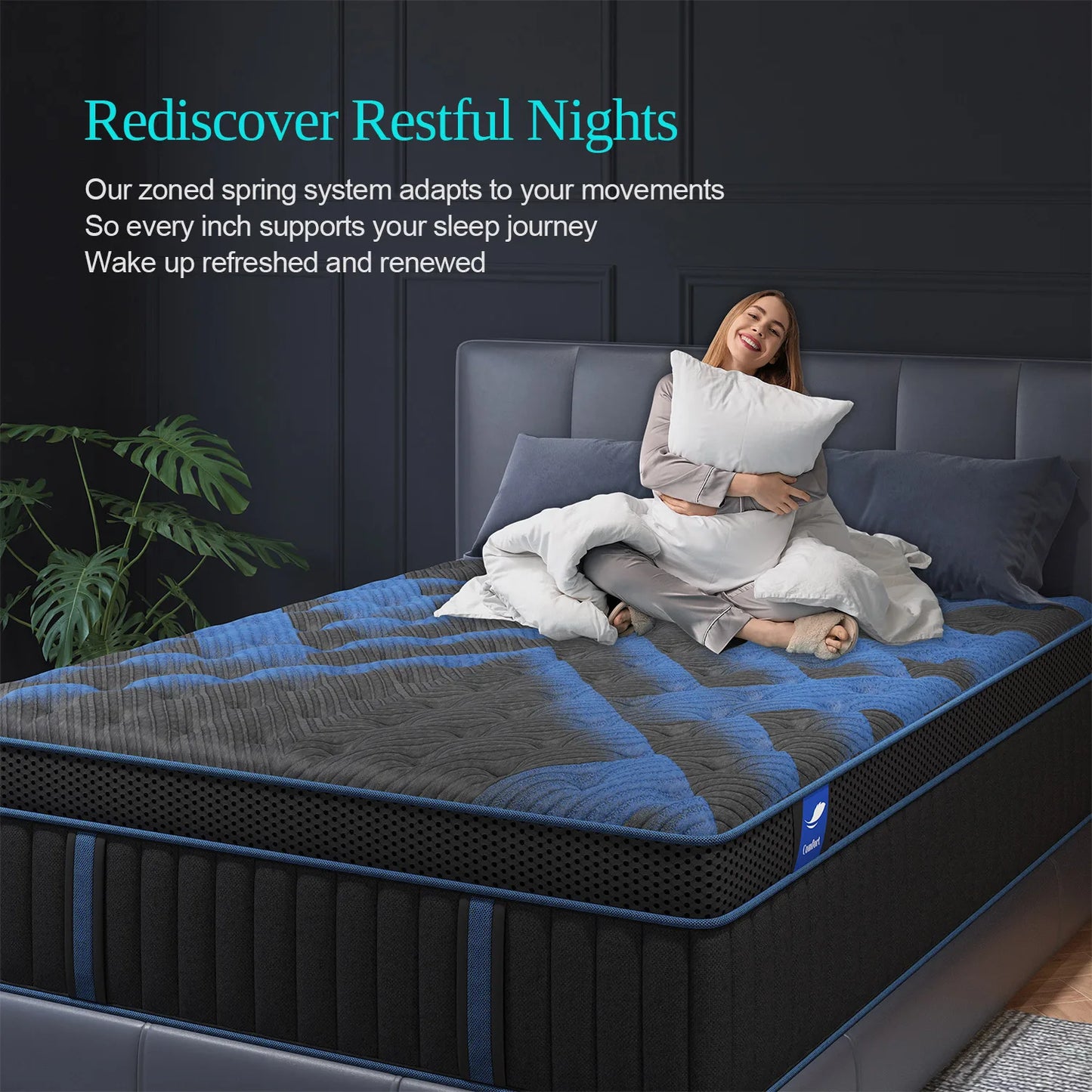Sweetlove Hybrid Memory Foam Mattress in a Box EuroTop