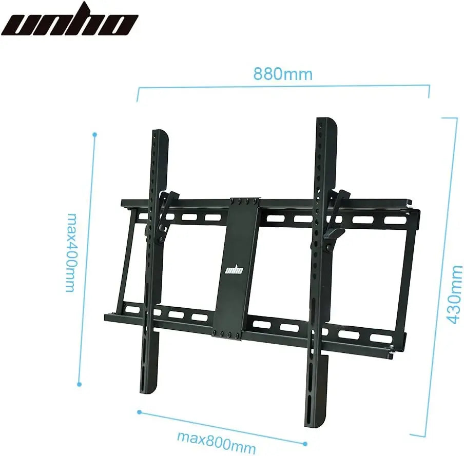 Unho Ultra Slim TV Wall Mount Tilt Bracket 60kg Load