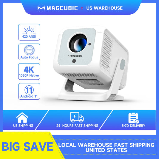Magcubic HY310X Portable 4K Projector With Auto Focus WiFi