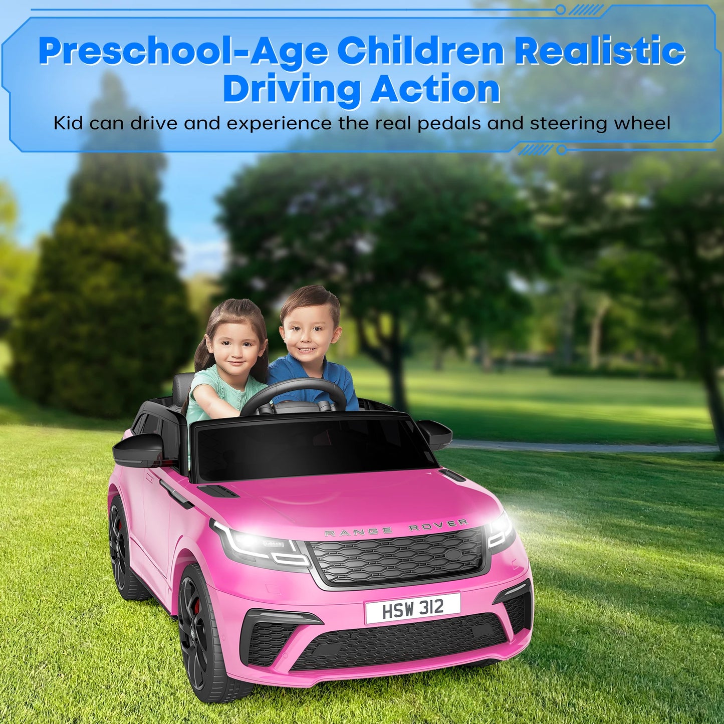 HobbyLane Ride On Car For Kids 12V With Parent Remote