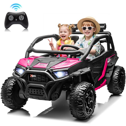 Joyracer 24V 4WD Kids Electric UTV Ride-On With Music LED Lights