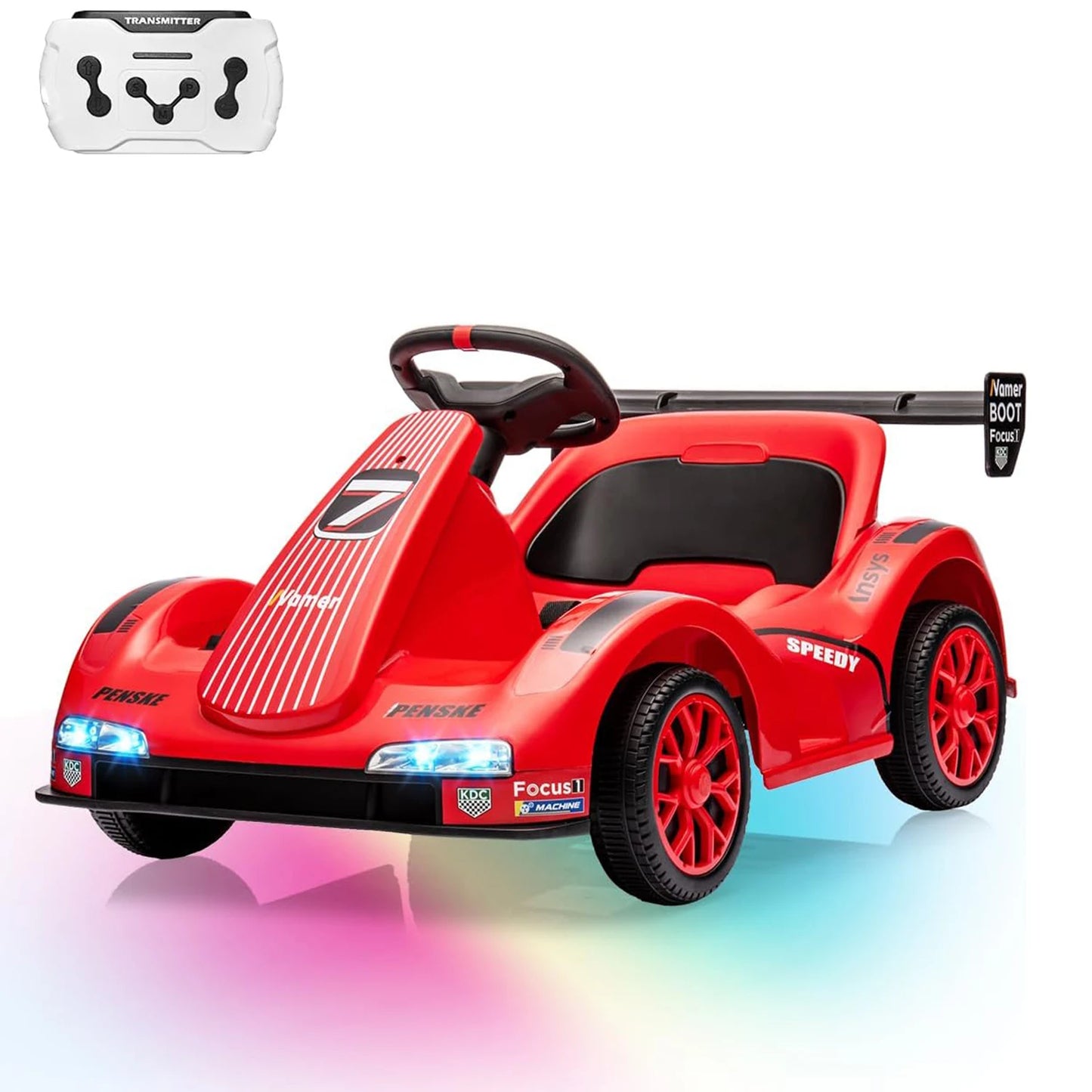 HiMISS Kids Kart Electric Ride On Drift With Dual Motors