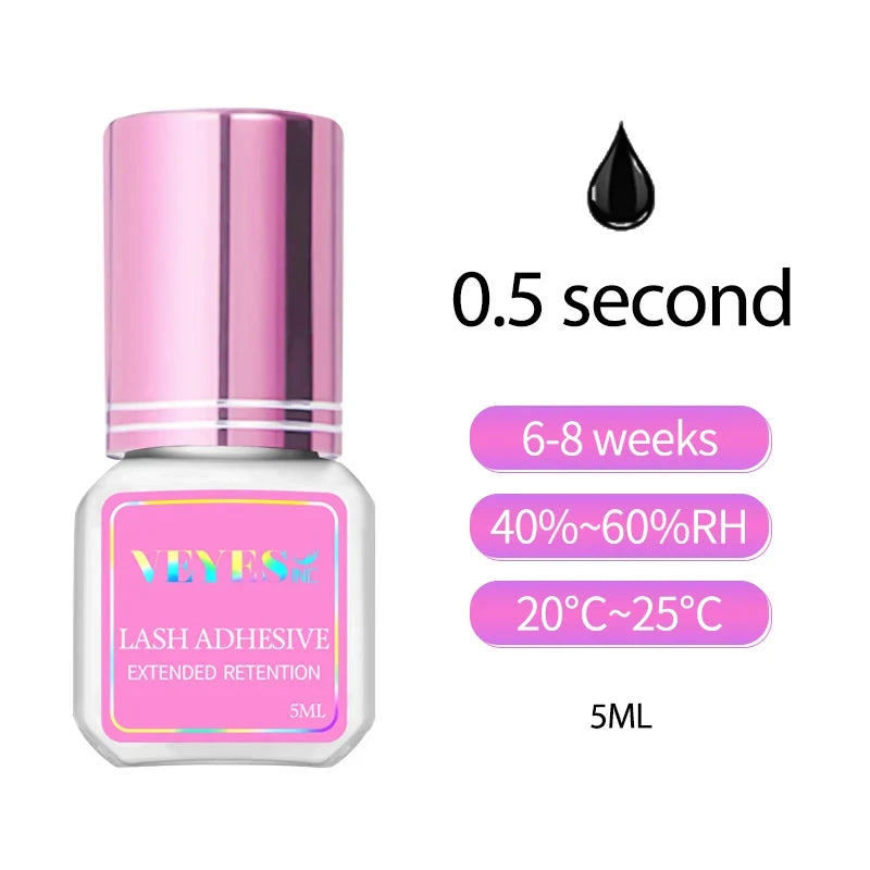 Veyes Inc Eyelash Extensions Glue Fast Drying Long Lasting Adhesive