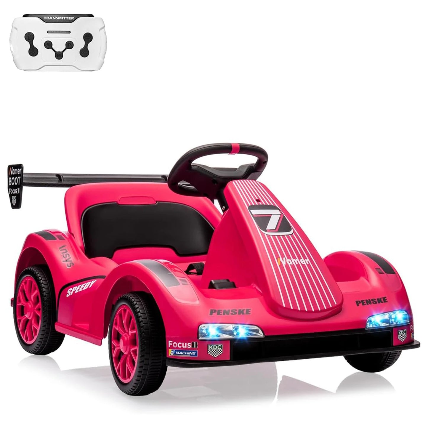 HiMISS Kids Kart Electric Ride On Drift With Dual Motors