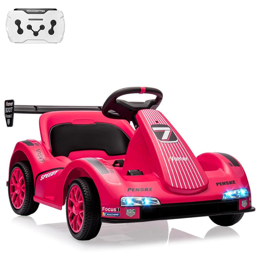 HiMISS Kids Kart Electric Ride On Drift With Dual Motors
