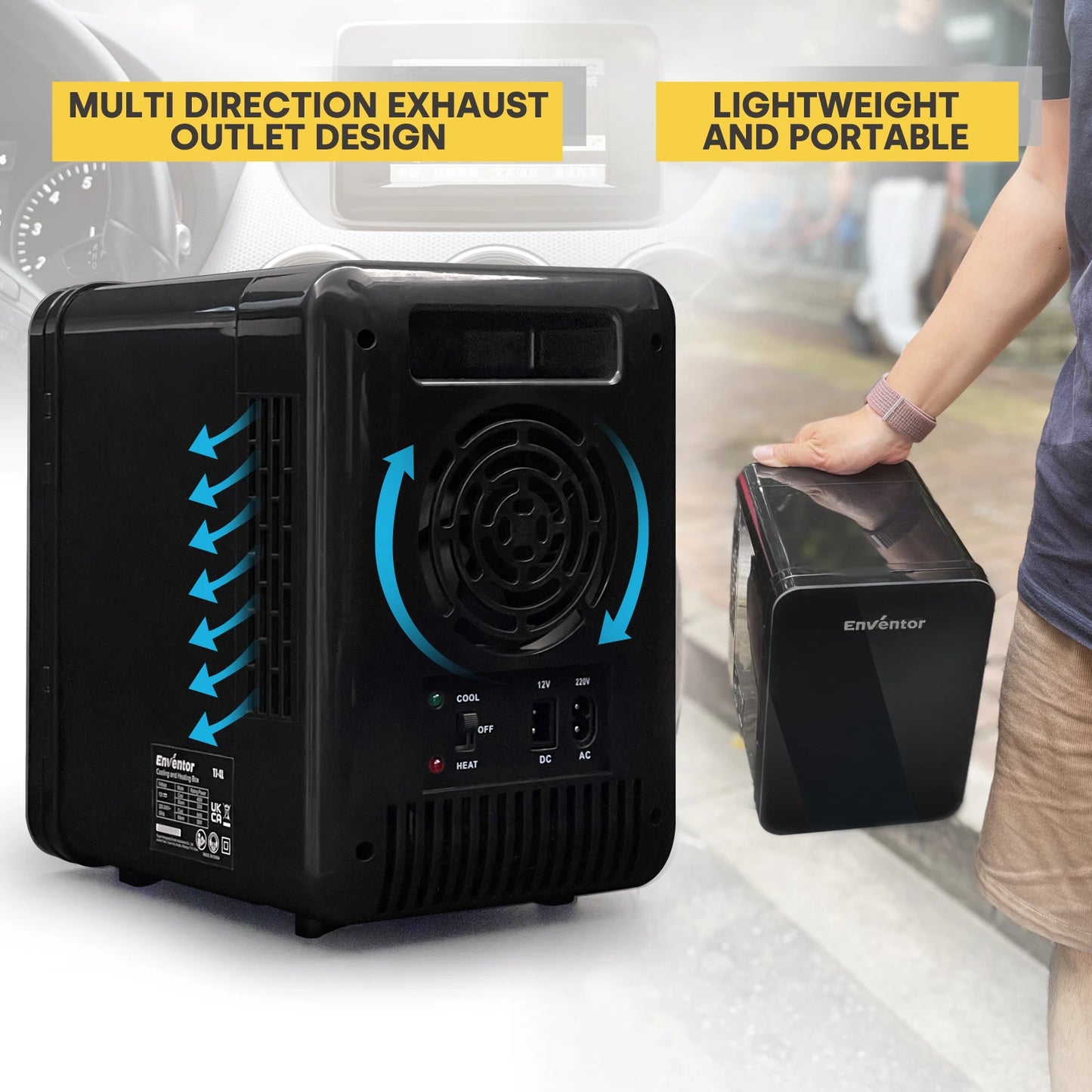 4L Mini Portable Thermoelectric Cooler Warmer For Car
