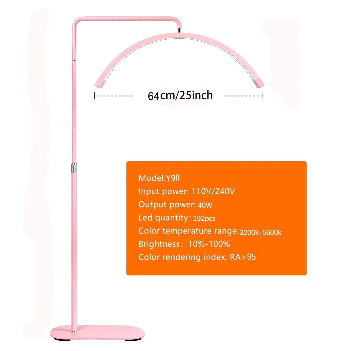 Fosoto Ft-Y9II Arch Led Lash Light Half Moon Video Lamp