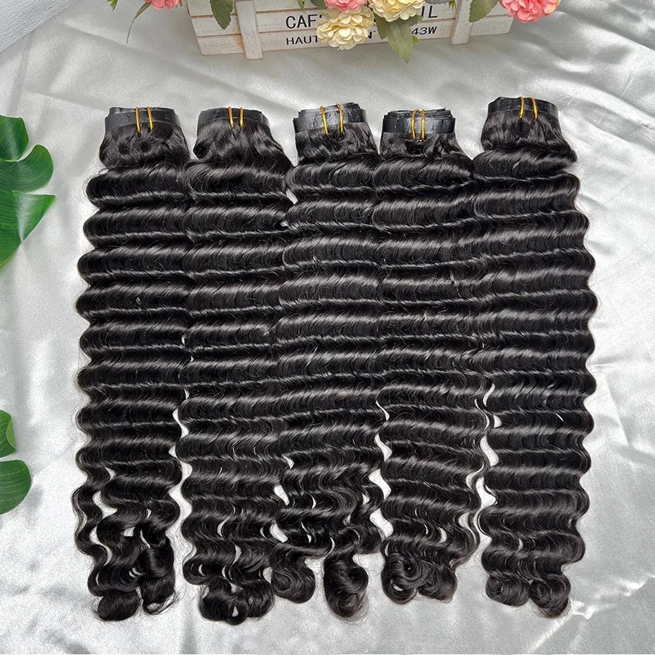 Line Hair Vietnamese 9 Clip In Remy Hair Extensions DeepWave