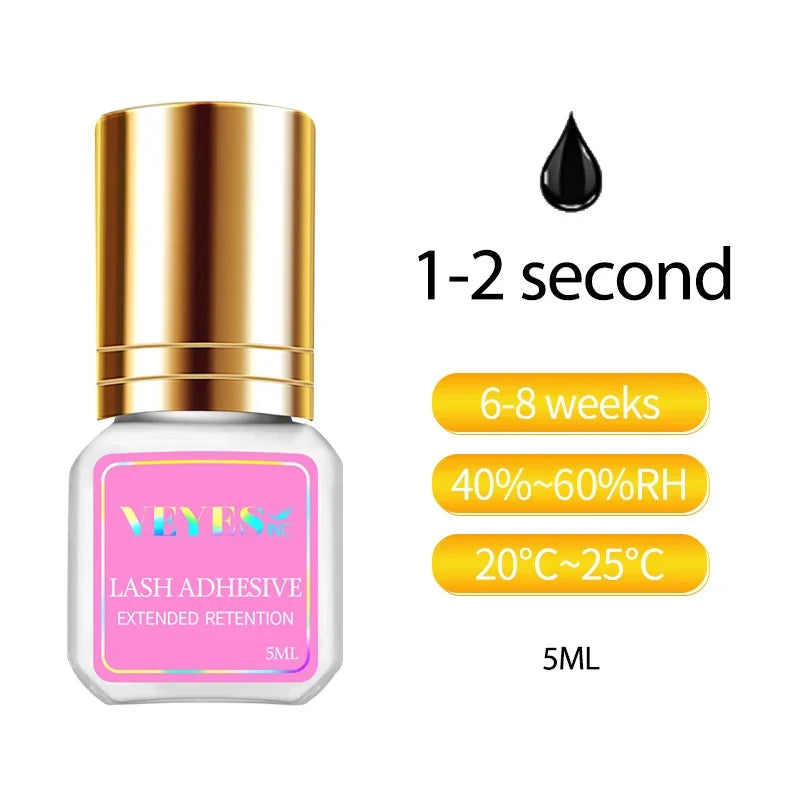 Veyes Inc Eyelash Extensions Glue Fast Drying Long Lasting Adhesive