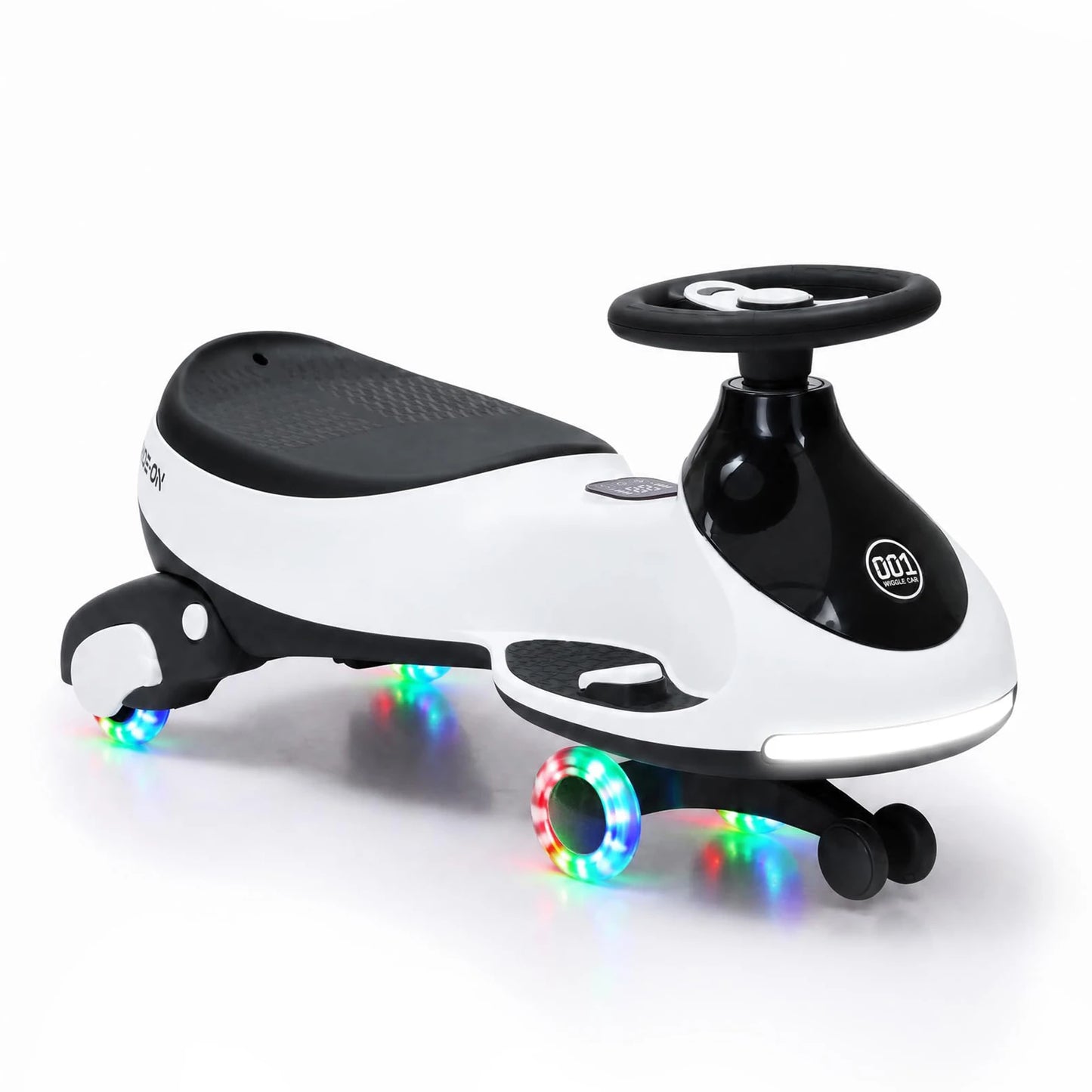 HiMISS 12V Electric Wiggle Car For Kids 2 In 1 Ride On Toy