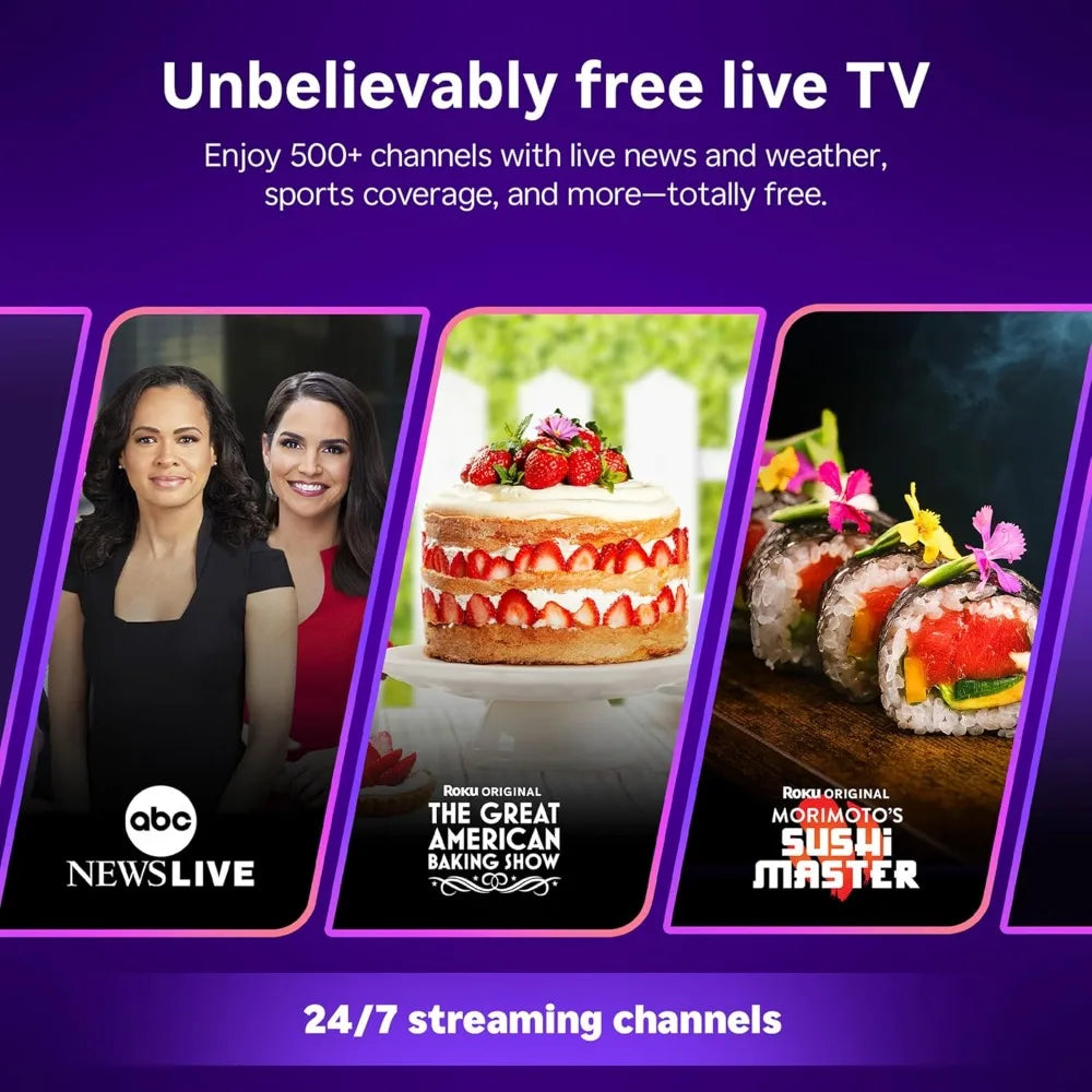 Roku Smart TV Full HD With Voice Remote Streaming Now