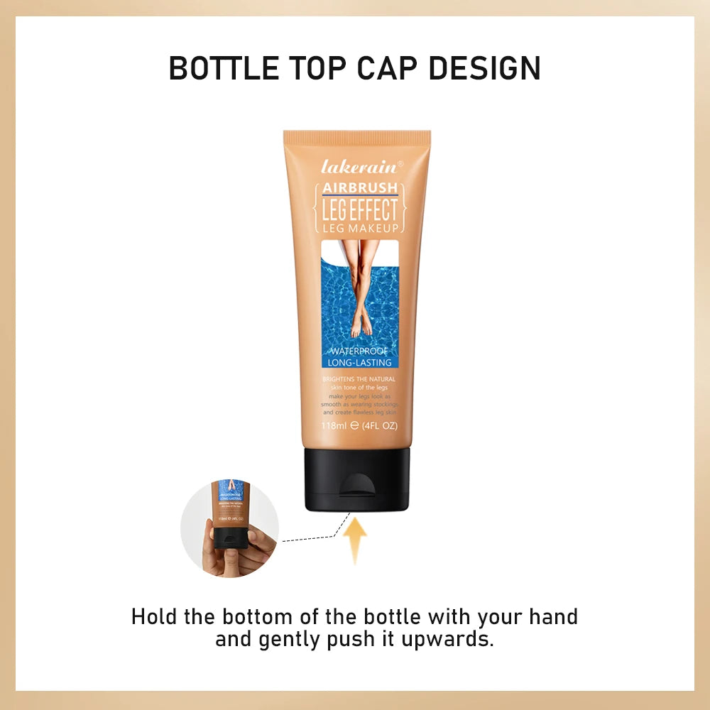 Ibcccndc Liquid Body Foundation Moisturizing Waterproof Fake Tan Lotion