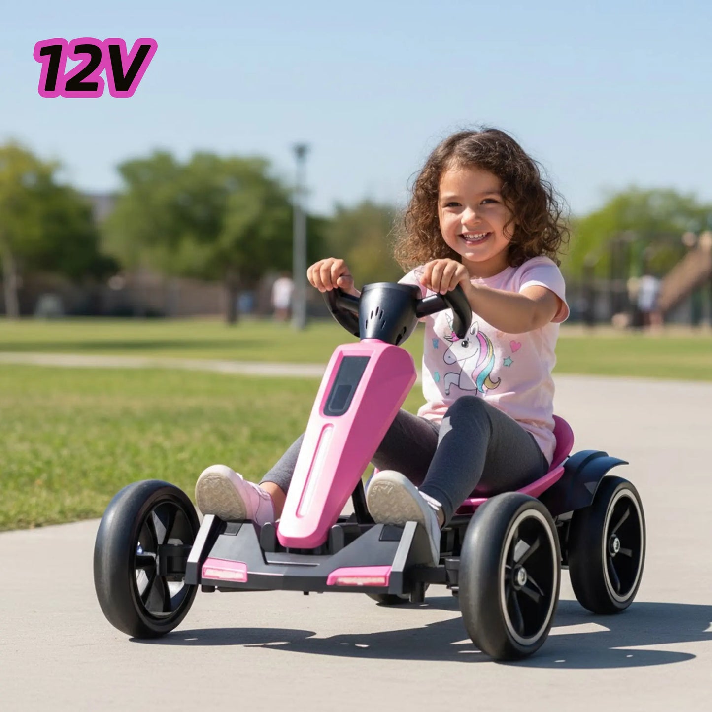 Jueshuai 12V Electric Kids Go Kart Four Wheel Ride On Toy
