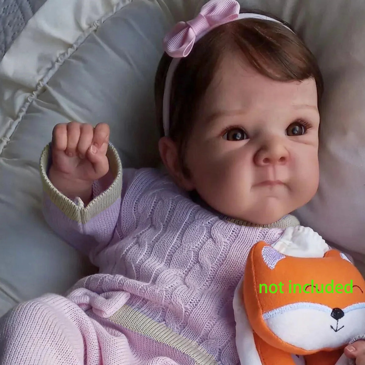 BZDOLL Reborn Baby Doll Vinyl Lifelike Handmade Gift for Girls